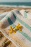 Brincos estrela-do-mar - Aço Inoxidável