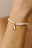 Pulseira Pérolas - Aço Inoxidável