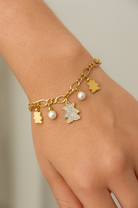 Pulseira Charms Verão- Aço Inoxidável