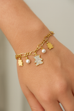 Pulseira Charms Verão- Aço Inoxidável