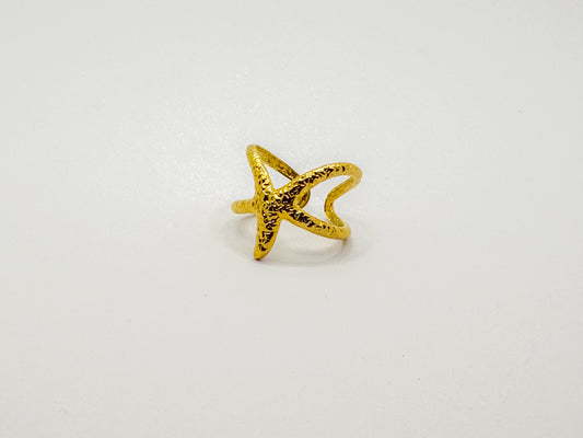 Anel Estrela do mar - Aço Inoxidável