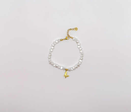 Pulseira Pérolas - Aço Inoxidável