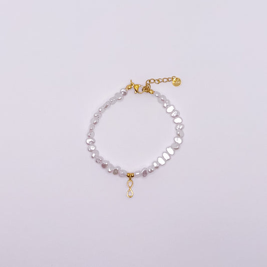Pulseira Pérolas - Aço Inoxidável