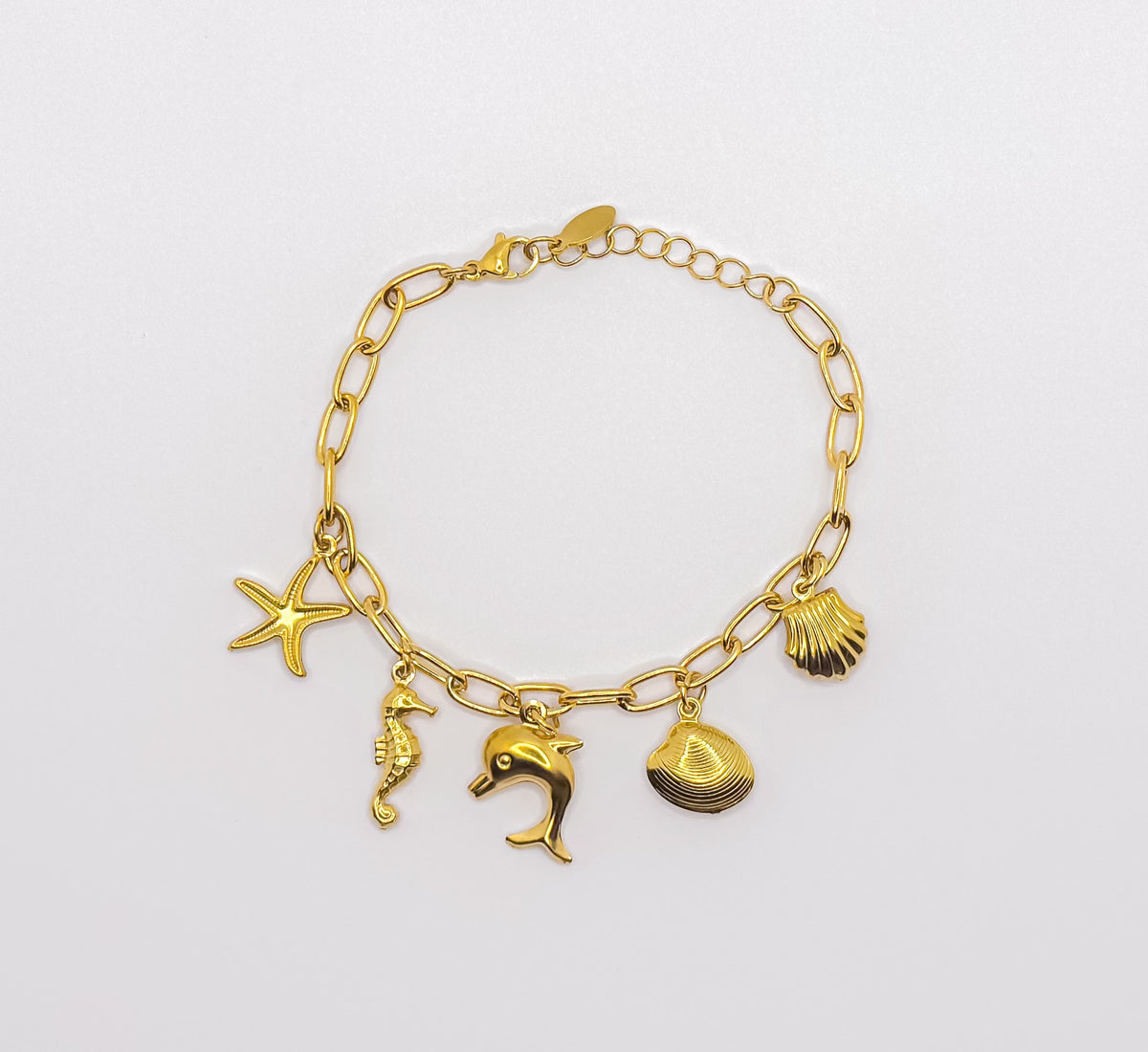 Pulseira Charms verão - Aço Inoxidável