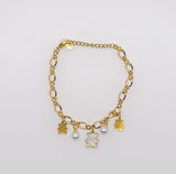 Pulseira Charms Verão- Aço Inoxidável